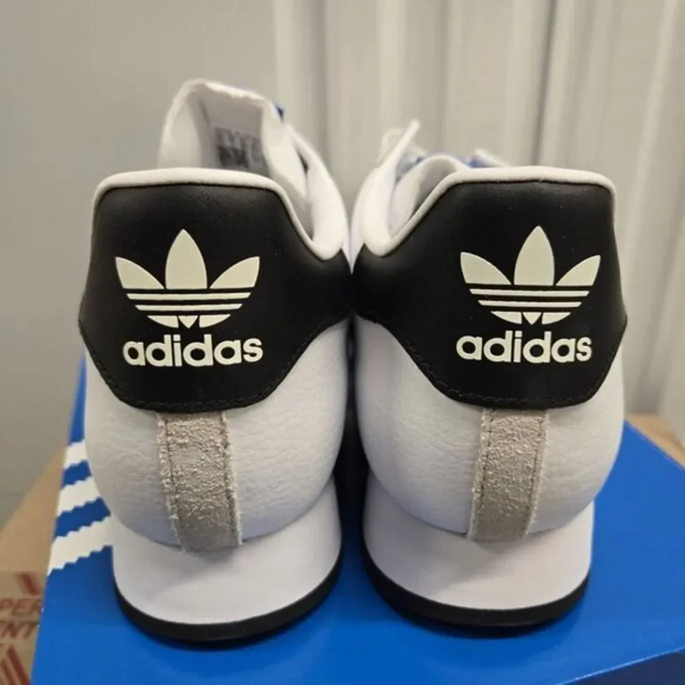 adidas Originals Mens Samoa Retro‎ Sneaker Run White/Black Size 11.5 New Shoes